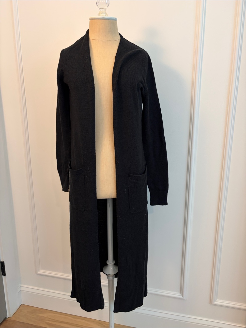Old Navy Navy Black Open Cardigan w/Side Slits, S/P, GUC